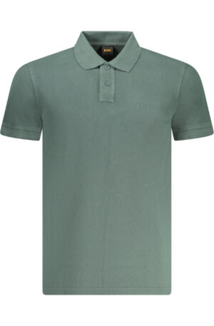 BOSS POLO MANICHE CORTE UOMO VERDE