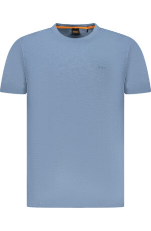 BOSS T-SHIRT MANICHE CORTE UOMO AZZURRO