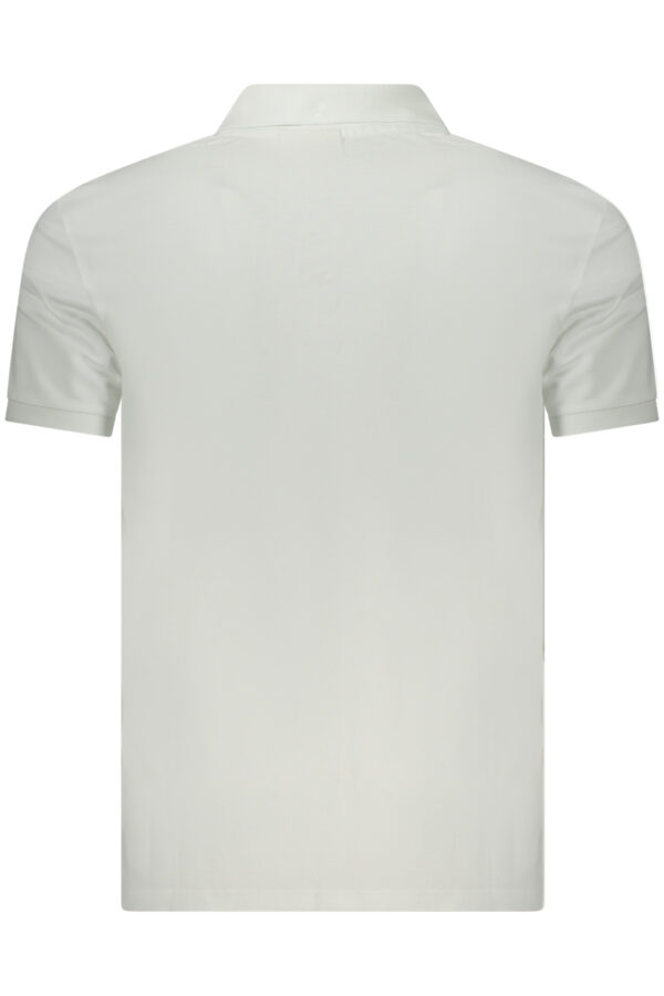 CALVIN KLEIN POLO MANICHE CORTE UOMO BIANCO - immagine 2