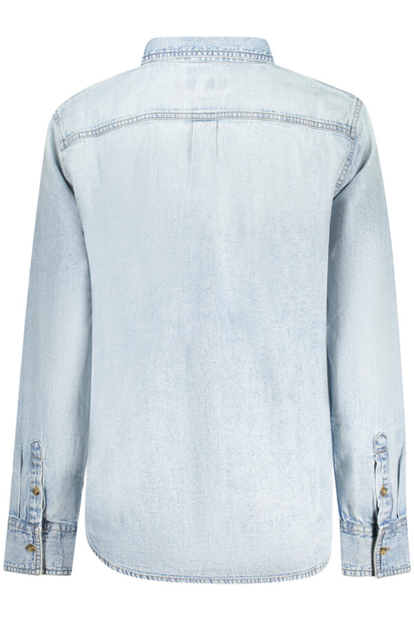 GUESS JEANS CAMICIA MANICHE LUNGHE DONNA AZZURRO - immagine 3