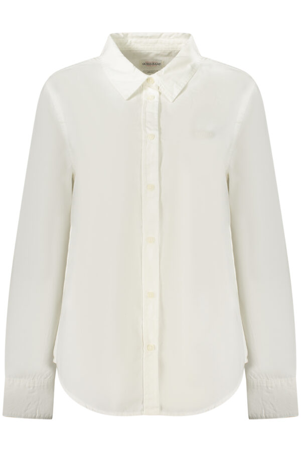 GUESS JEANS CAMICIA MANICHE LUNGHE DONNA BIANCO