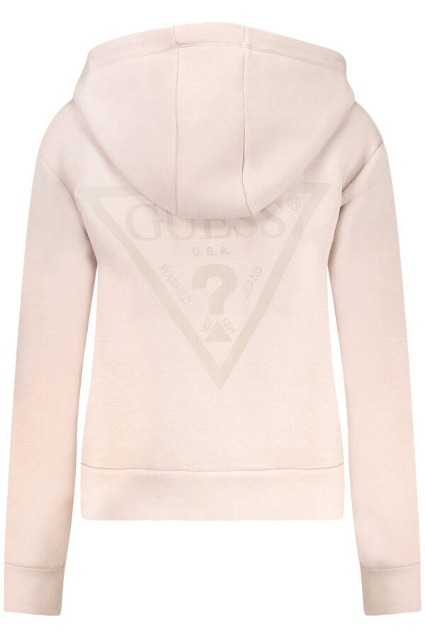 GUESS JEANS FELPA CON ZIP DONNA ROSA - immagine 3