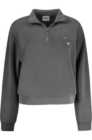 GUESS JEANS FELPA SENZA ZIP DONNA NERO