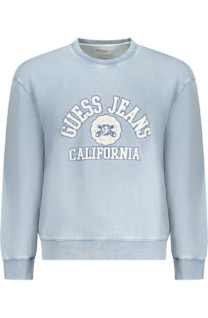 GUESS JEANS FELPA SENZA ZIP UOMO AZZURRO