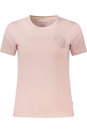 GUESS JEANS T-SHIRT MANICHE CORTE DONNA ROSA