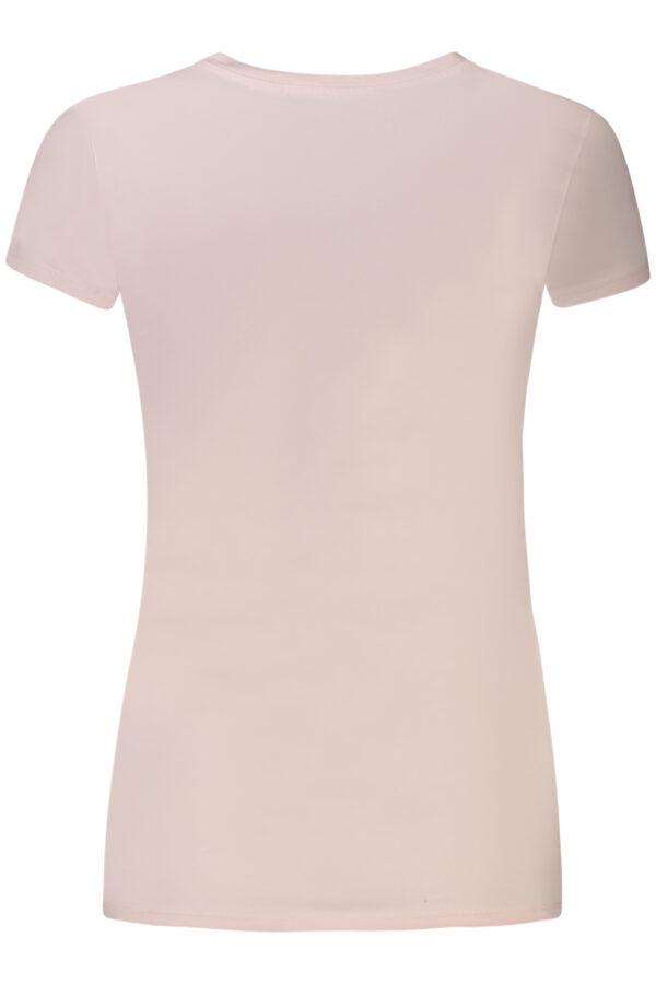 GUESS JEANS T-SHIRT MANICHE CORTE DONNA ROSA - immagine 3