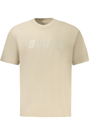 GUESS JEANS T-SHIRT MANICHE CORTE UOMO BEIGE