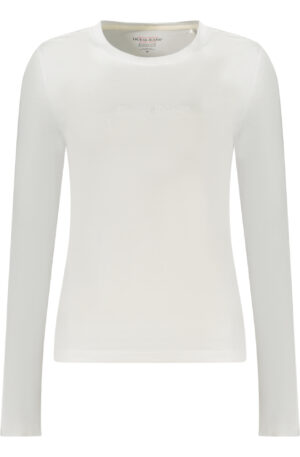 GUESS JEANS T-SHIRT MANICHE LUNGHE DONNA BIANCO