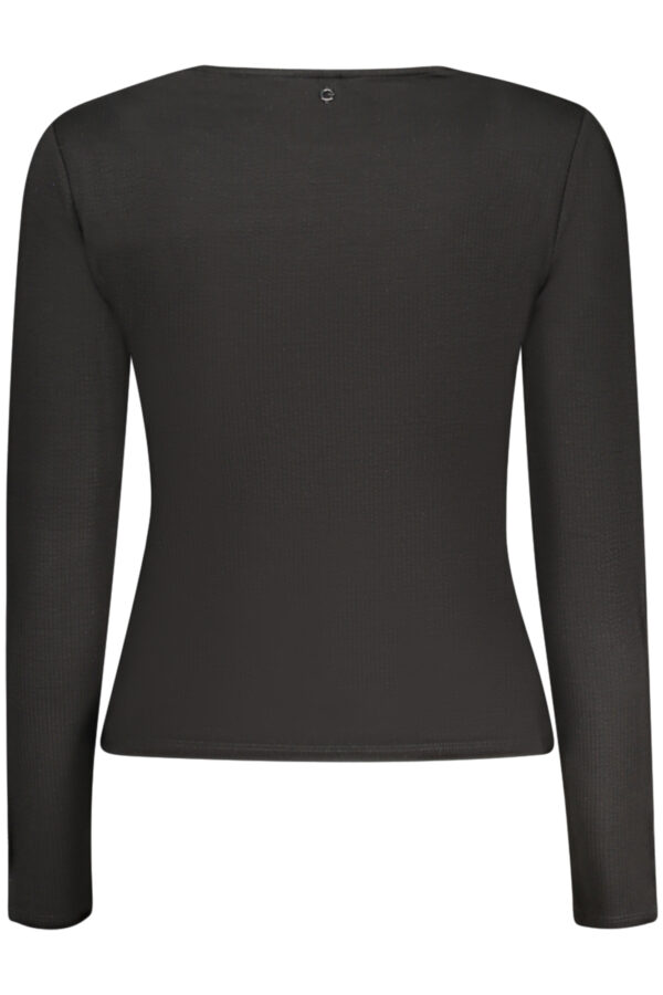 GUESS JEANS T-SHIRT MANICHE LUNGHE DONNA NERO - immagine 3