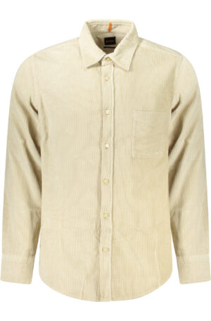 HUGO BOSS CAMICIA MANICHE LUNGHE UOMO BEIGE