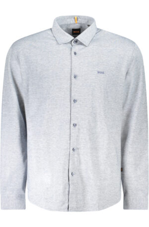 HUGO BOSS CAMICIA MANICHE LUNGHE UOMO BLU