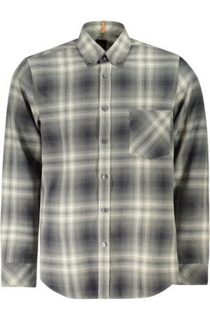 HUGO BOSS CAMICIA MANICHE LUNGHE UOMO VERDE