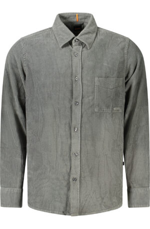 HUGO BOSS CAMICIA MANICHE LUNGHE UOMO VERDE