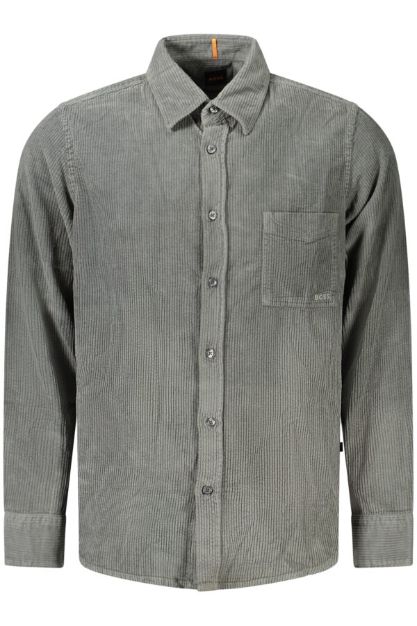 HUGO BOSS CAMICIA MANICHE LUNGHE UOMO VERDE