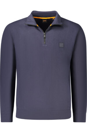HUGO BOSS FELPA CON ZIP UOMO BLU