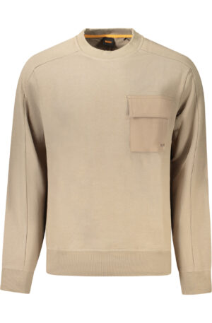 HUGO BOSS FELPA SENZA ZIP UOMO BEIGE