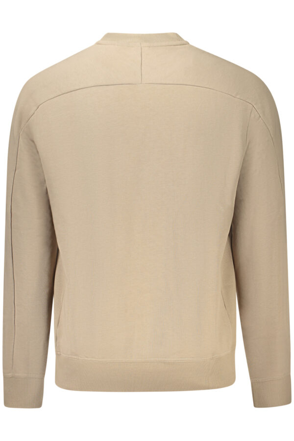 HUGO BOSS FELPA SENZA ZIP UOMO BEIGE - immagine 2