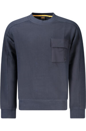 HUGO BOSS FELPA SENZA ZIP UOMO BLU