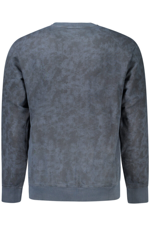 HUGO BOSS FELPA SENZA ZIP UOMO BLU - immagine 2