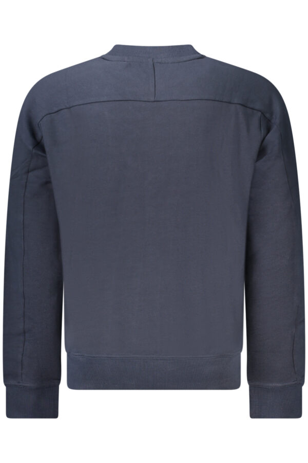 HUGO BOSS FELPA SENZA ZIP UOMO BLU - immagine 2