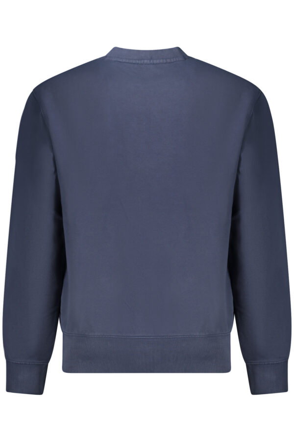 HUGO BOSS FELPA SENZA ZIP UOMO BLU - immagine 2