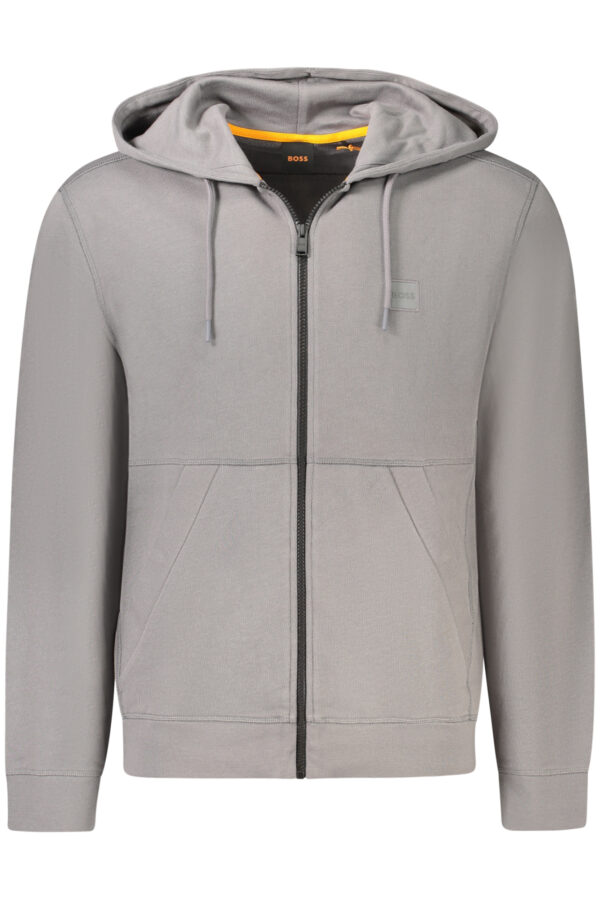 HUGO BOSS FELPA SENZA ZIP UOMO GRIGIO