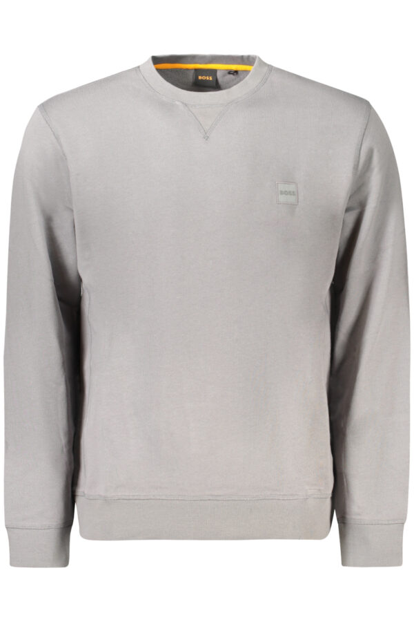 HUGO BOSS FELPA SENZA ZIP UOMO GRIGIO