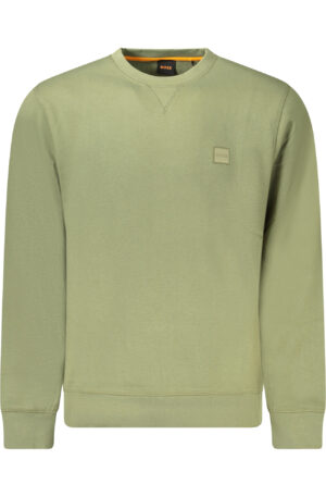 HUGO BOSS FELPA SENZA ZIP UOMO VERDE