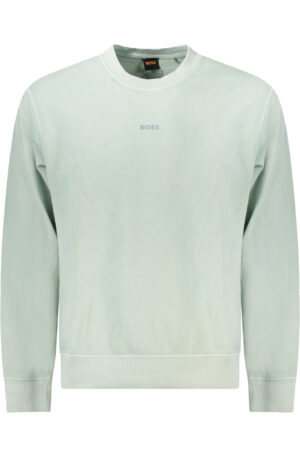 HUGO BOSS FELPA SENZA ZIP UOMO VERDE