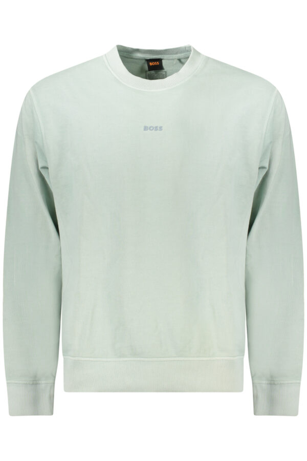 HUGO BOSS FELPA SENZA ZIP UOMO VERDE