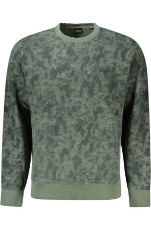 HUGO BOSS FELPA SENZA ZIP UOMO VERDE