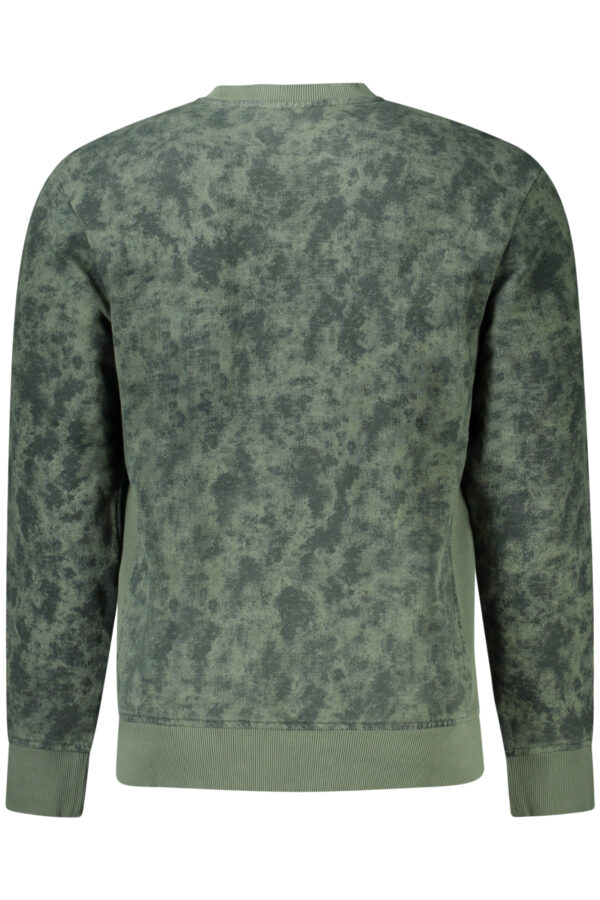 HUGO BOSS FELPA SENZA ZIP UOMO VERDE - immagine 2