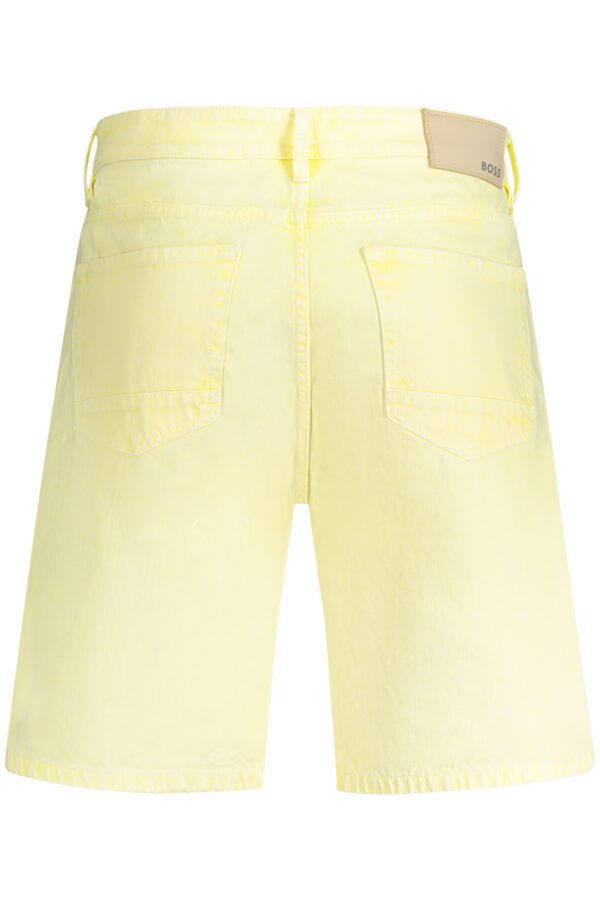 HUGO BOSS JEANS SHORT UOMO GIALLO - immagine 2