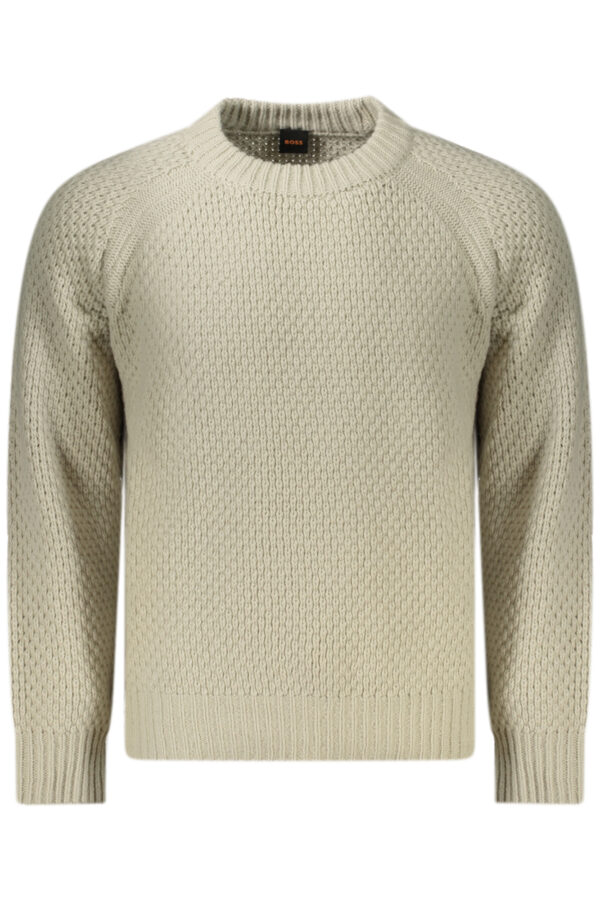 HUGO BOSS MAGLIONE UOMO BEIGE