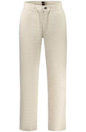HUGO BOSS PANTALONE UOMO BEIGE