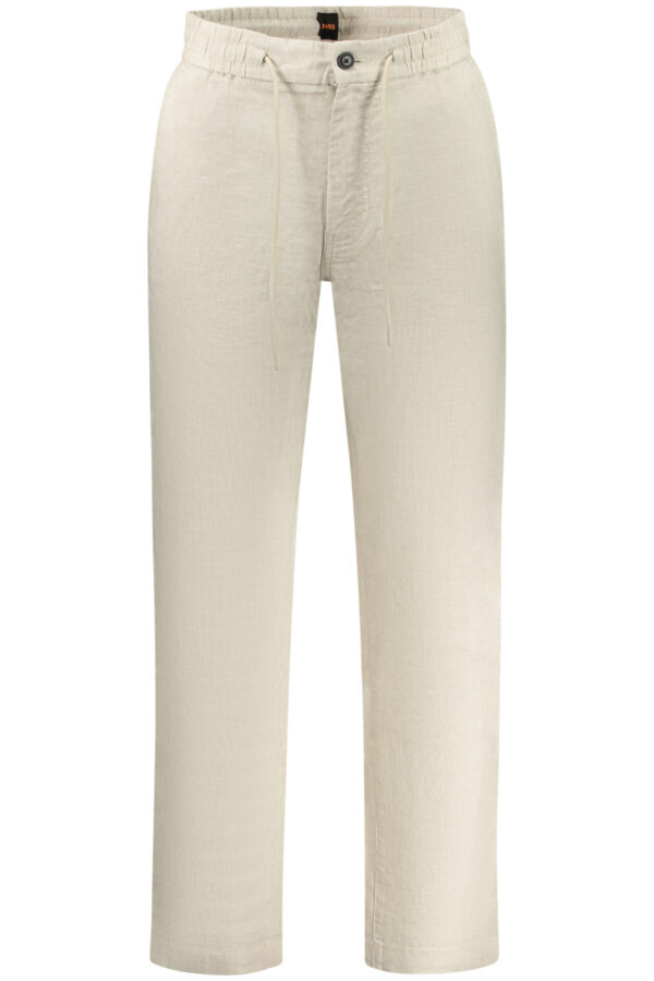 HUGO BOSS PANTALONE UOMO BEIGE