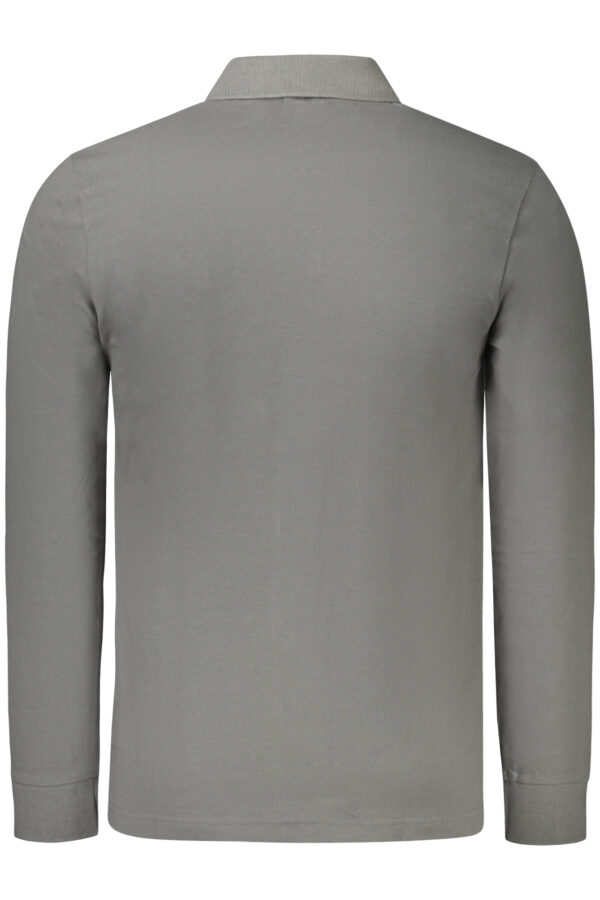 HUGO BOSS POLO MANICHE LUNGHE UOMO GRIGIO - immagine 2