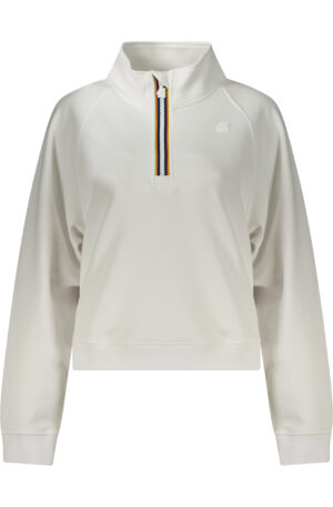 K-WAY FELPA SENZA ZIP DONNA BIANCO