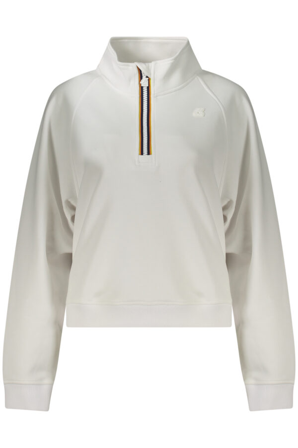 K-WAY FELPA SENZA ZIP DONNA BIANCO