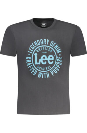 LEE T-SHIRT MANICHE CORTE UOMO NERO