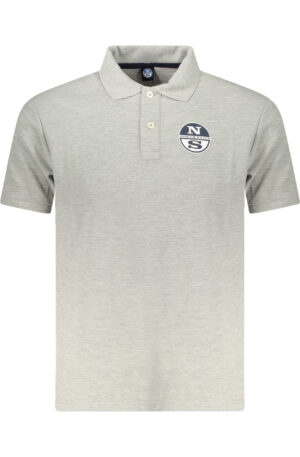 NORTH SAILS POLO MANICHE CORTE UOMO GRIGIO