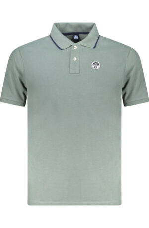 NORTH SAILS POLO MANICHE CORTE UOMO VERDE