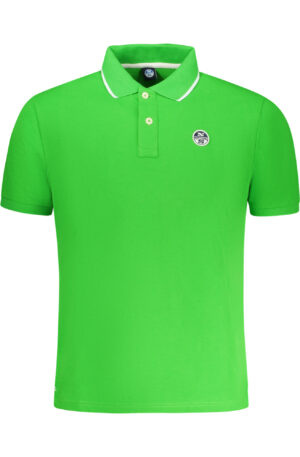 NORTH SAILS POLO MANICHE CORTE UOMO VERDE