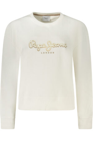 PEPE JEANS FELPA SENZA ZIP DONNA BIANCO