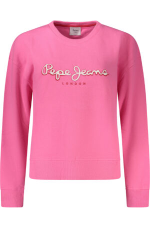PEPE JEANS FELPA SENZA ZIP DONNA ROSA