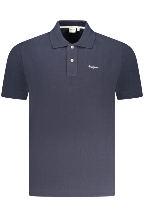 PEPE JEANS POLO MANICHE CORTE UOMO BLU