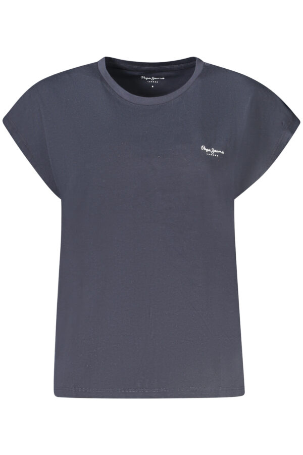 PEPE JEANS T-SHIRT MANICHE CORTE DONNA BLU