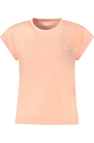 PEPE JEANS T-SHIRT MANICHE CORTE DONNA ROSA