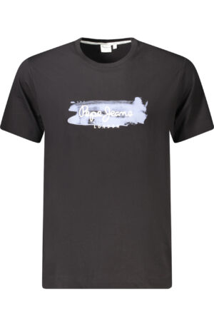 PEPE JEANS T-SHIRT MANICHE CORTE UOMO NERO