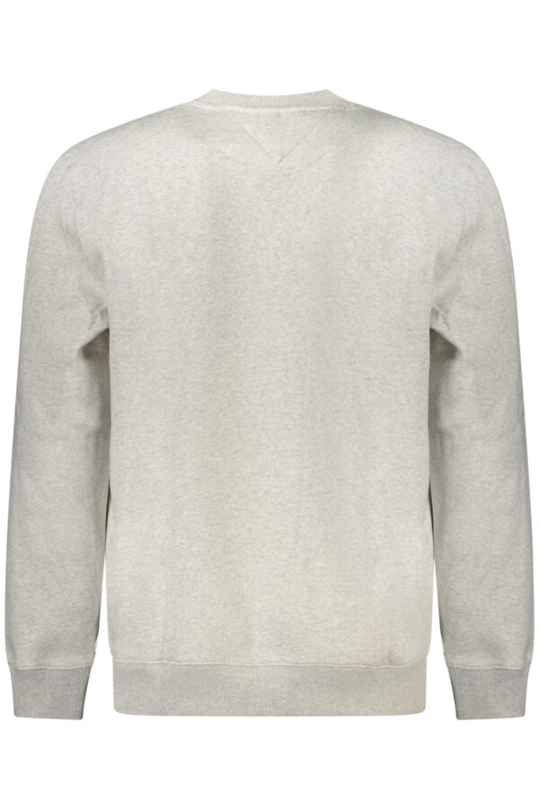 TOMMY HILFIGER FELPA SENZA ZIP UOMO GRIGIO - immagine 3